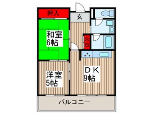 レック上尾マンション(410)の物件間取画像